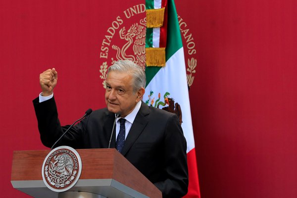 “Estamos muy contentos porque la economía mexicana está respondiendo”, dijo AMLO. / Foto: Reuters