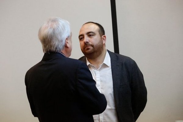 Presidente Sebastian Piñera junto al timonel de la DC. Foto: Agencia Uno