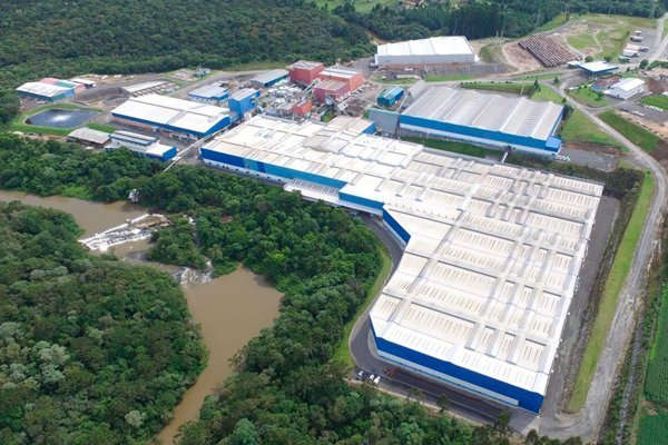 Vista de la planta de Sepac en la localidad de Mallet, estado de Paraná.