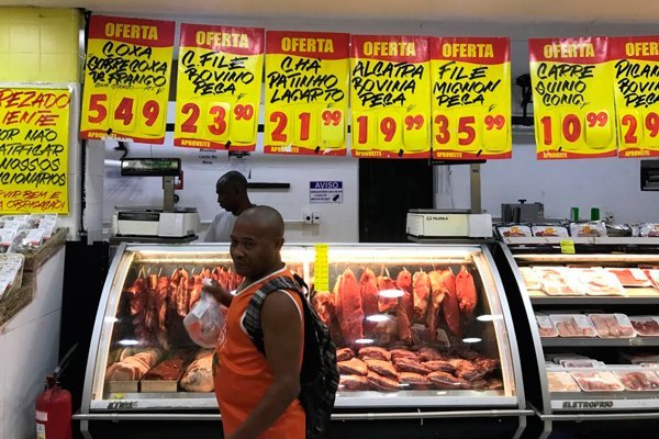 El PIB de Brasil se contrajo un 0,2% entre enero y marzo, y las expectativas para este año son débiles. Foto: Reuters