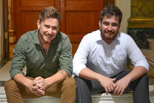 Los fundadores de la plataforma laboral, los primos Gonzalo e Ignacio Pérez.