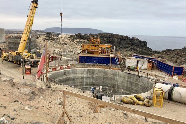 Planta desaladora de Atacama registra un 70% de avance