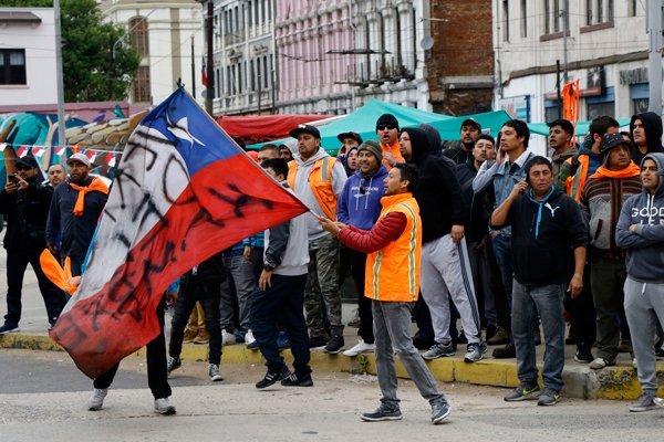 La huelga de los portuarios fue uno de los hito del año pasado. Foto: Agencia Uno