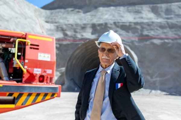 El presidente ejecutivo de Codelco, Nelson Pizarro, inauguró el 14 de agosto el proyecto Chuquicamata Subterránea.