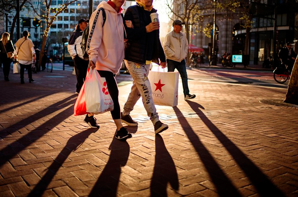 El consumo representa el 75% del crecimiento de la economía de EEUU. Foto: Bloomberg
