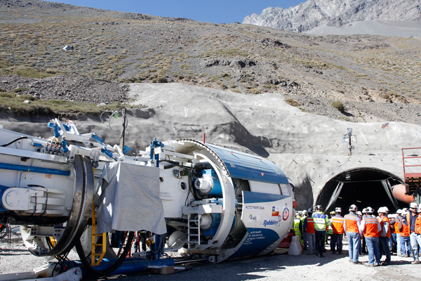 El proyecto Alto Maipo tiene un avance del 80%.