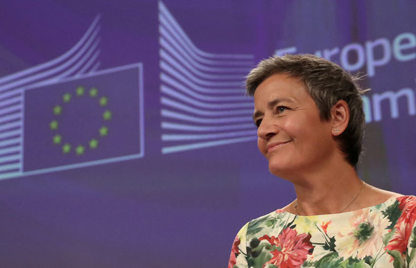 Se espera que Vestager sea cuestionada por los parlamentarios por su nuevo rol dual como supervisora de la competencia y suprema de la política digital. Foto: Reuters