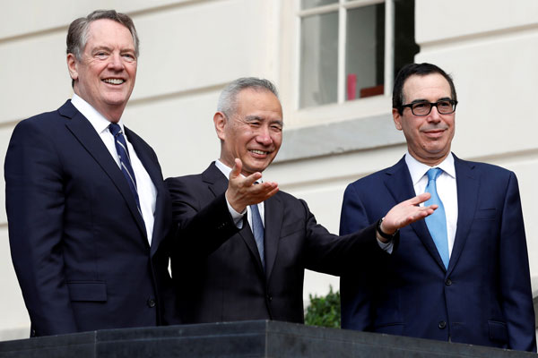 Los representantes de ambas potencias mundiales se reunieron ayer en Washington. Foto: Reuters