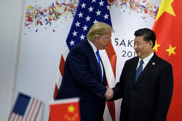 Tras reunirse en Japón para la cumbre del G20, Trump y Xi volverían a verse las caras en noviembre en Santiago. Foto: Bloomberg