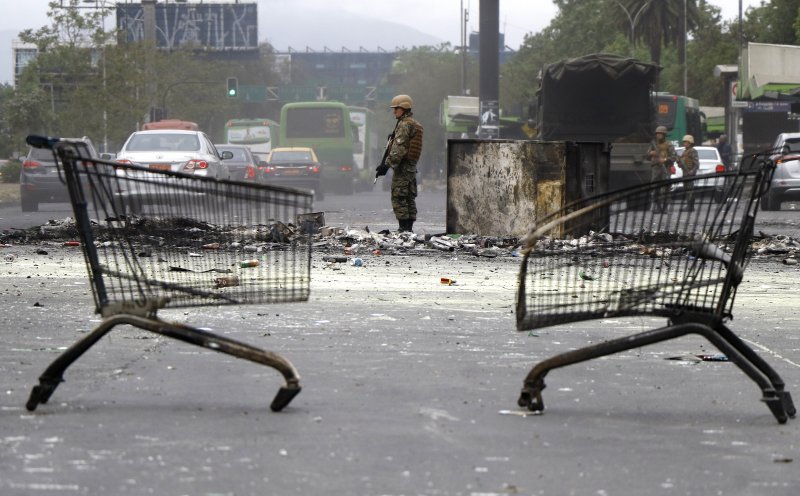 <p>Imágenes después de dos días de protestas.</p>