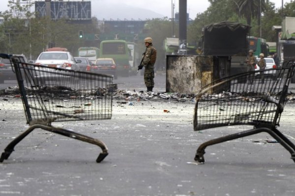 Imágenes después de dos días de protestas.