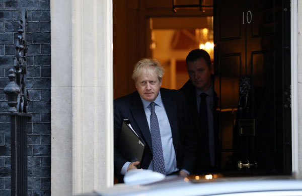 Boris Johnson envió una carta sin firmar a la UE pidiendo la extensión del Brexit a enero. Foto: Bloomberg