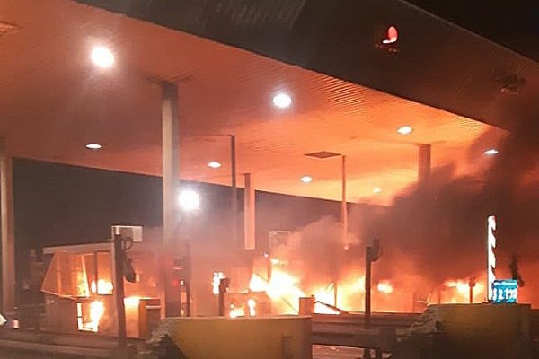 Cortes intermitentes y destrozos marcan el estado de las rutas tras movilizaciones del fin de semana