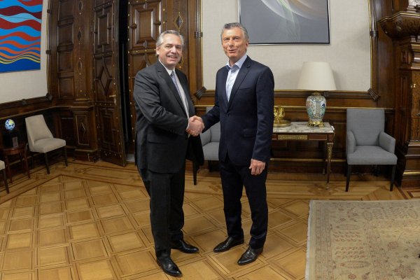 Empezó la transición en Argentina: Alberto Fernández y Macri se reunieron en la Casa Rosada