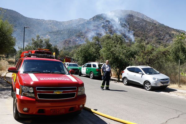RM bajo alerta temprana preventiva por riesgo de incendios forestales