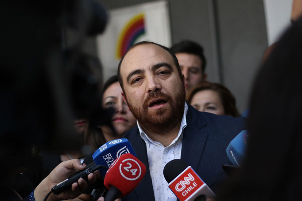 Fuad Chahín, presidente de la Democracia Cristiana. Foto: Agencia Uno