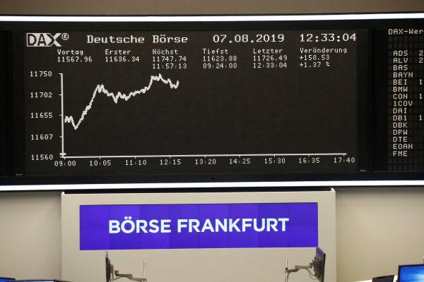 Mercados europeos operan al alza a la espera de discurso de Trump