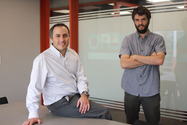 Felipe Manterola y Juan Carlos Hurtado, fundadores de Wherex.