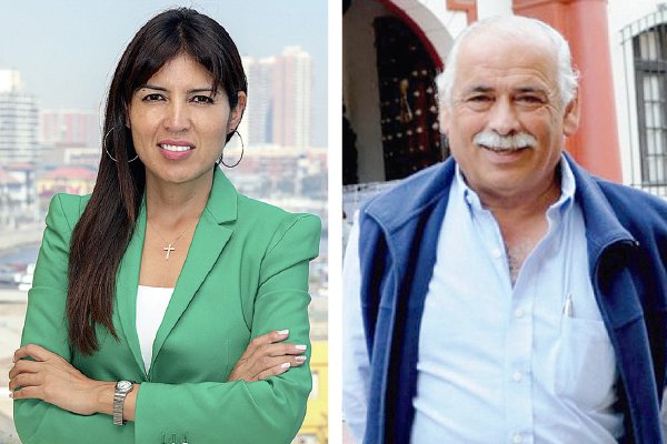 Karen Rojo, alcaldesa de Antofagasta, y Roberto Jacob, edil de La Serena.