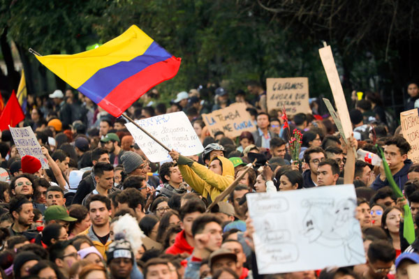 Economía colombiana ya siente el efecto de las manifestaciones: actividad comercial cayó 40%