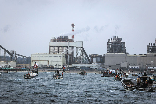 La zona de Quintero, en la región de Valparaíso. Foto: Agencia Uno