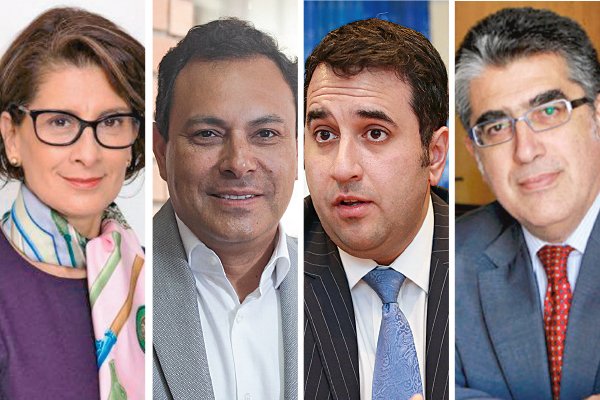 Nancy Ibaceta, Directora Tax & Legal de Deloitte. Marcelo Albornoz, Exdirector del Trabajo. Jaime Salinas, Socio fundador de Salinas Toledo. Rafael Pereira, Exjefe de la división jurídica de la DT.