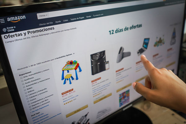 Amazon busca conquistar al consumidor chileno y lanza beneficios en los pagos con tarjetas