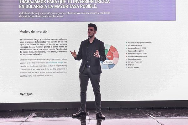 El fundador y CEO de Quiena Inversiones, Nicolás Galarza