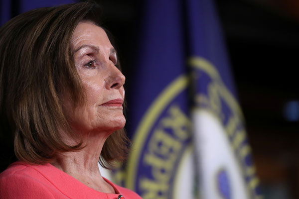 La líder de la cámara, Nancy Pelosi, anunció la investigación en diciembre. Foto: Reuters