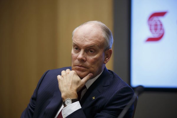 El CEO de Scotiabank, Brian Porter. Foto: Bloomberg