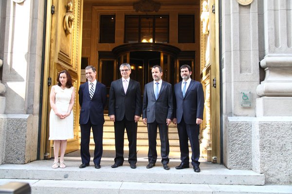 El consejo del Banco Central está liderado por Mario Marcel. Foto: Julio Castro