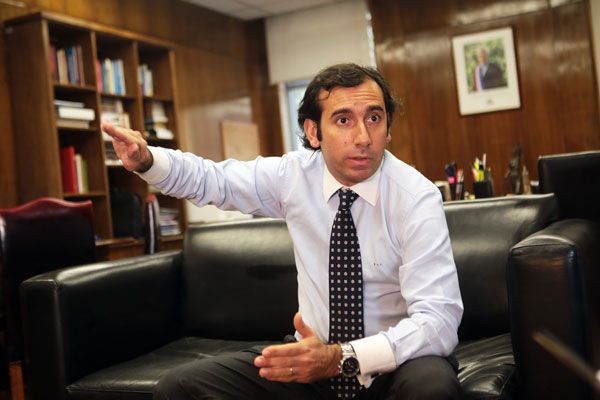 <p>Ministro (s) del Trabajo, Fernando Arab. Foto: Rodolfo Jara</p>