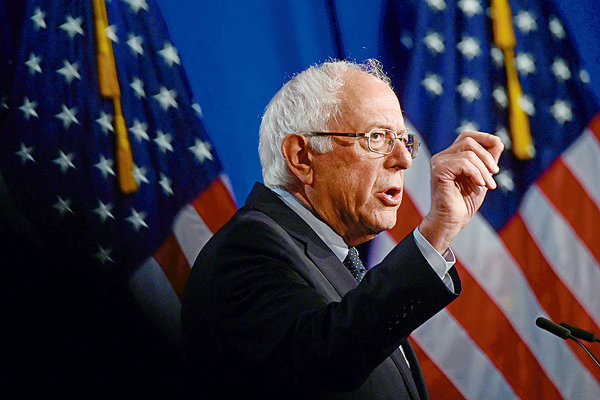 Sanders superó al exvicepresidente Joe Biden en un mes. Foto: Reuters