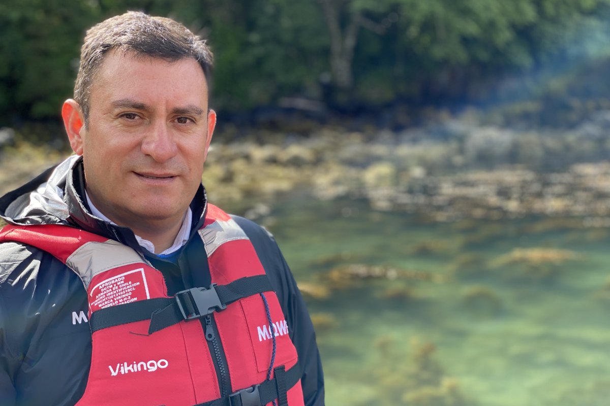 <p>Fernando Villarroel, gerente general de Mowi Chile.</p>