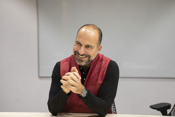 El director ejecutivo de Uber Inc, Dara Khosrowshahi.