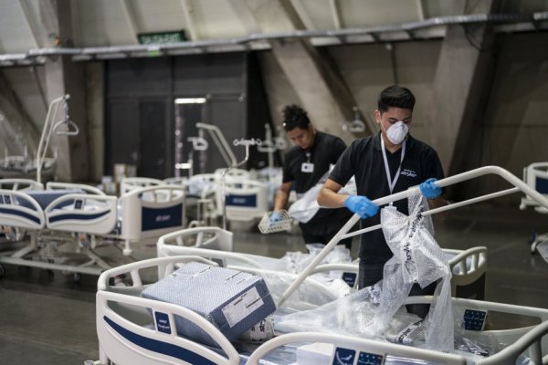 Espacio Riesco como hospital por COVID19
