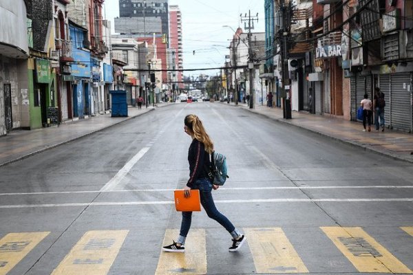 Así se vive la cuarentena en Antofagasta. Foto: Agencia Uno