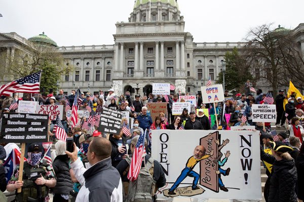 En Estados Unidos los gobernadores definirán la fecha de reapertura