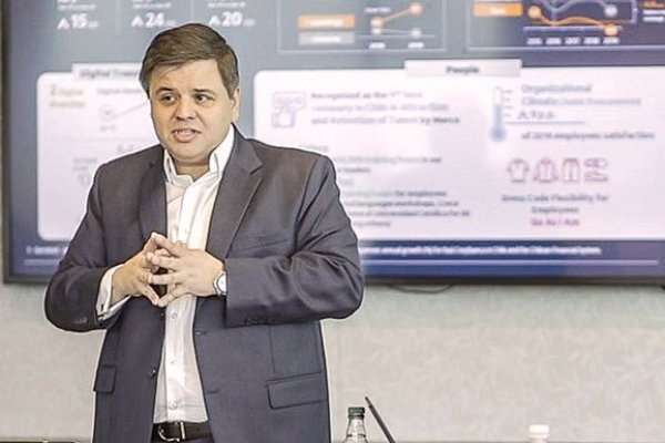 El gerente general de Itaú Chile, Gabriel Moura, explicó ayer los resultados del banco.