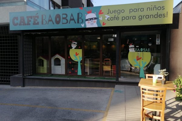 El café Baobab de la comuna de Providencia.