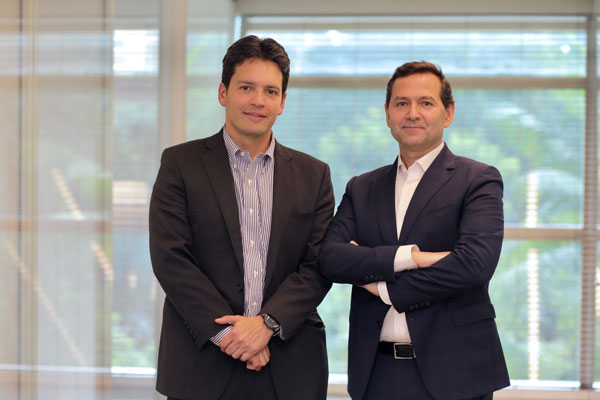 <p>Ricardo Navarro y Baruc Saez de Itaú BBA.</p>