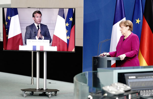 Francia y Alemania proponen fondo de 500 mil millones de euros para reactivar la economía de la UE