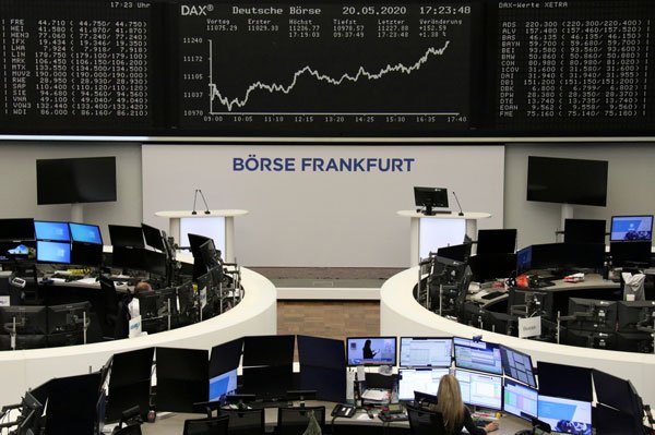 El índice alemán DAX dio un salto de 2,87%. Foto: Reuters