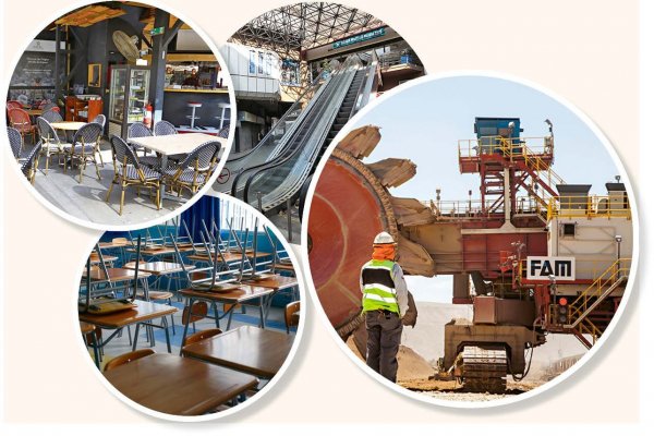 Comercio y minería: el cara y sello del bajón de crecimiento en el país