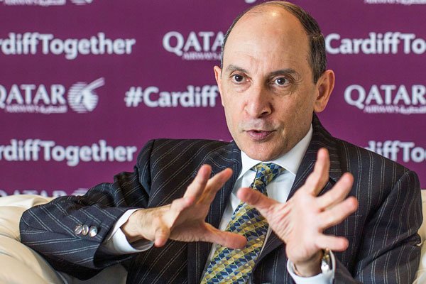 Akbar Al Baker, Ceo de Qatar Airways. Foto: Bloomberg