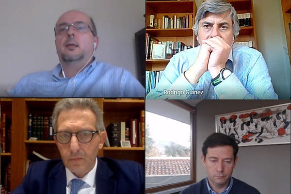 Jaime Wilhelm, gerente general de Sun Dreams; Rodrigo Guiñez, gerente general de Asociación Chilena de Casinos de Juegos; Ricardo Abdala, director de Boldt Peralada, y Nicolás Imschenetzky presidente de Marina del Sol.