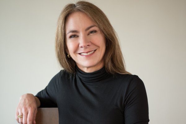 <p>Susana Jiménez, vicepresidenta de Sofofa conversa con Marily Lüders</p>