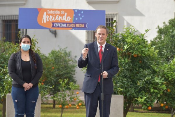 Gobierno anuncia rebaja de requisitos para postular al subsidio de arriendo para la clase media