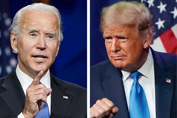 Joe Biden, Candidato demócrata a la Presidencia. Donald Trump, Presidente de EEUU.