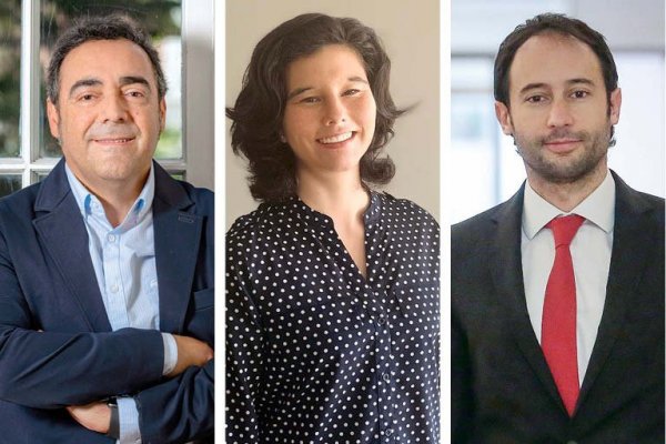 <p>Mauricio Villena, Coordinador académico del CEP. Daniela Leitch, Investigadora Asistente del CEP. Rafael Sánchez, Investigador del CEP.</p>